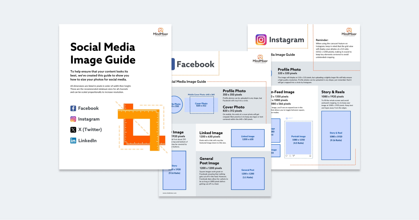 Social Media Image Size Guide downloadable cover
