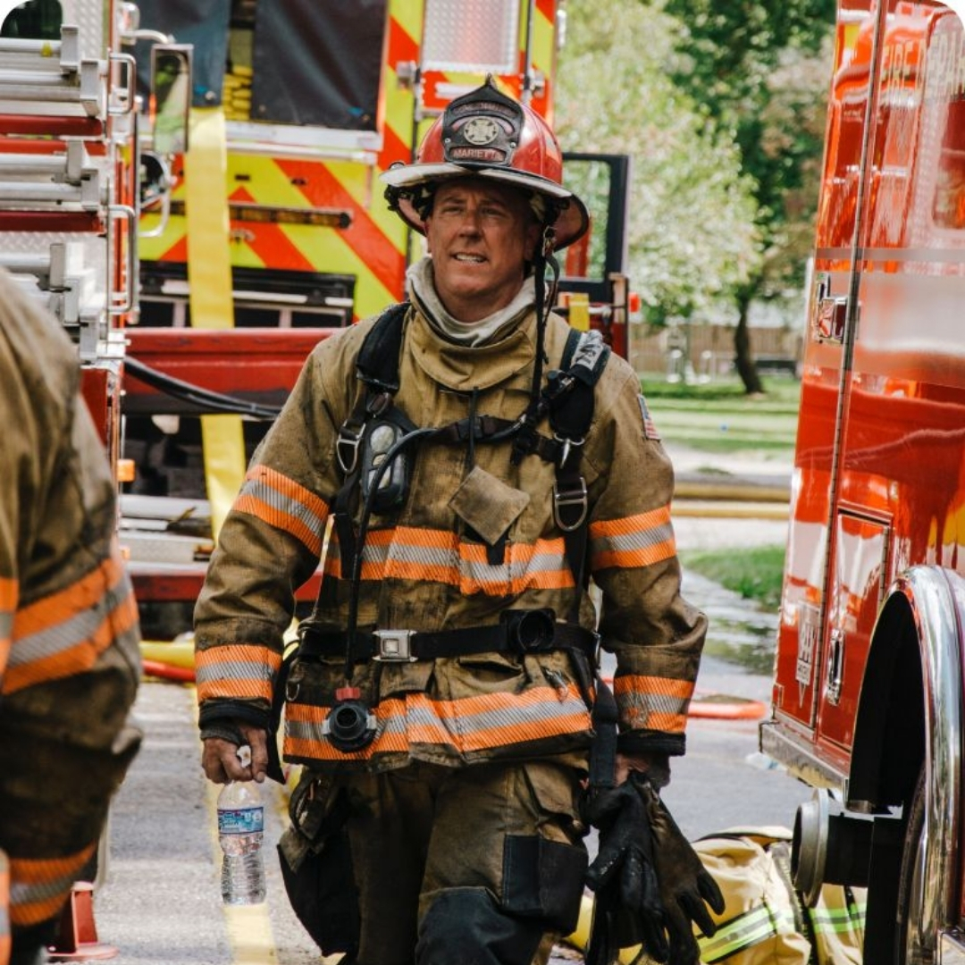 Firefighter illustrating a community archival use case
