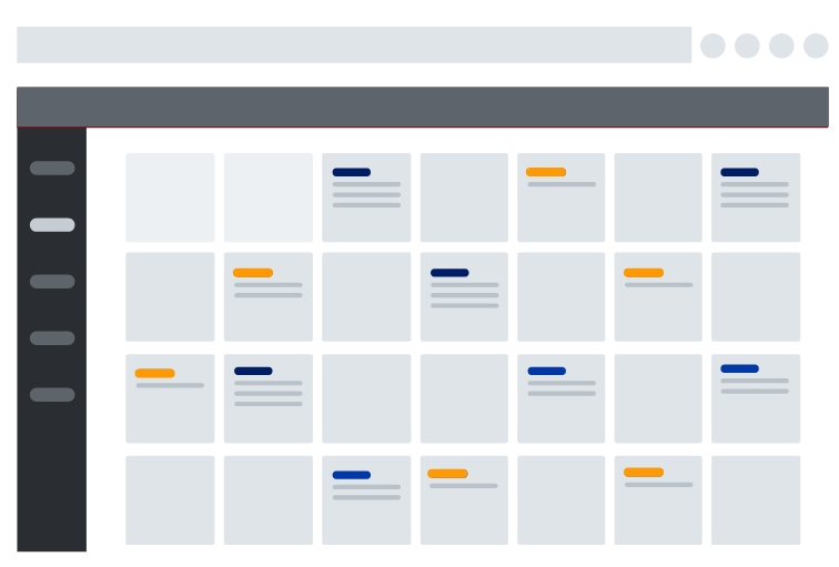 MindMixer calendar view