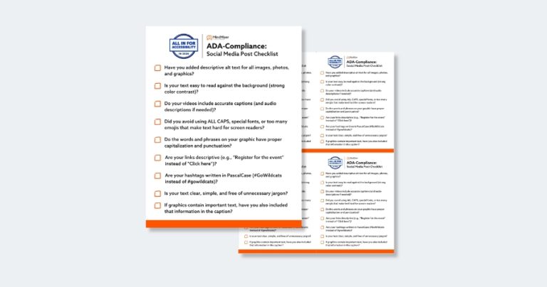 Featured image: ADA-Compliance Social Media Post Checklist