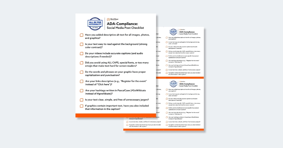 Featured image: ADA-Compliance Social Media Post Checklist