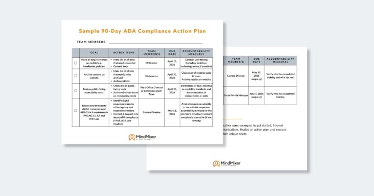 Featured image: 90-Day ADA Compliance Action Plan