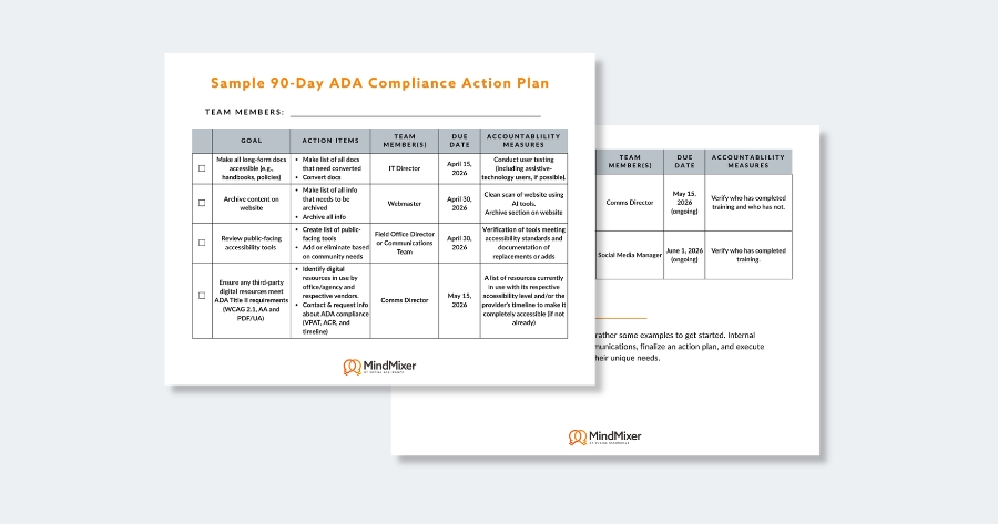 Featured image: 90-Day ADA Compliance Action Plan