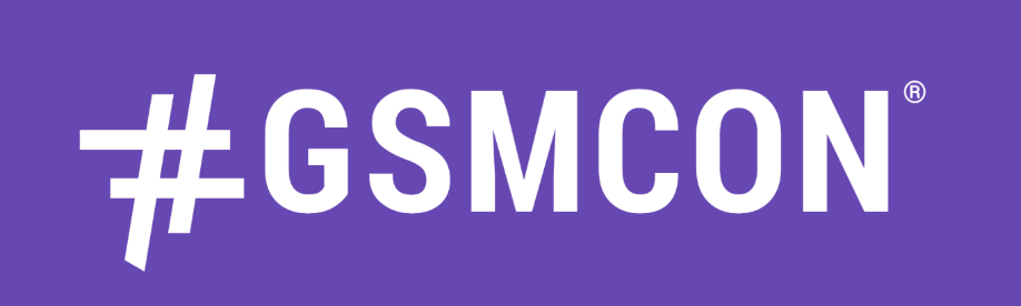 GSMCon 2026 logo and hashtag